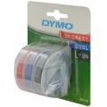 Taśma DYMO 3D 9mm x 3m blister=3szt mix kolorów s0847750