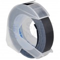 Taśma DYMO 3D plastikowa 9mm x 3m (czarna / biały nadruk) [2146913 ] do wytłaczarek Junior + Omega
