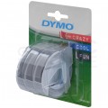 Taśma DYMO 3D plastikowa 9mm x 3m (czarna / biały nadruk) [S0847730] do wytłaczarek Junior + Omega BLISTER 3szt