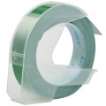 Taśma DYMO 3D plastikowa 9mm x 3m (zielona / biały nadruk) [520105 / S0898160] do wytłaczarek Junior + Omega