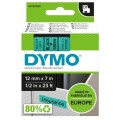 Taśma DYMO D1 Standard 12mm x 7m (zielona / czarny nadruk) [45019 / S0720590] ORYGINALNA