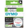 Taśma DYMO D1 Standard 19mm x 7m (biała / czarny nadruk) [45803 / S0720830] ORYGINALNA