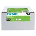 Taśma DYMO D1 Standard 19mm x 7m (biała / czarny nadruk) PACK 10szt. [2093098] ORYGINALNA