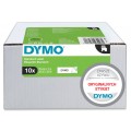 Taśma DYMO D1 Standard 19mm x 7m (biała / czarny nadruk) PACK 10szt. [2093098] ORYGINALNA
