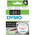 Taśma DYMO D1 Standard 19mm x 7m (czarna / biały nadruk) [45811 / S0720910] ORYGINALNA