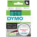 Taśma DYMO D1 Standard 19mm x 7m (zielona / czarny nadruk) [45809 / S0720890] ORYGINALNA