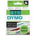 Taśma DYMO D1 Standard 19mm x 7m (zielona / czarny nadruk) [45809 / S0720890] ORYGINALNA