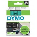 Taśma DYMO D1 Standard 9mm x 7m (zielona / czarny nadruk) [40919 / S0720740] ORYGINALNA
