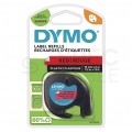 Taśma DYMO LT plastikowa 12mm x 4m (czerwona / czarny nadruk) [91203 / S0721630] ORYGINALNA