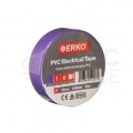 Taśma izolacyjna PVC 15mm x 10m ERKO fioletowa