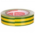Taśma izolacyjna PVC 15mm x 10m ERKO żółto-zielona