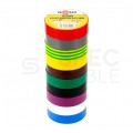 Taśma izolacyjna PVC 15mm x 10m Repero 711 żółto-zielona