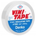 Taśma izolacyjna PVC 19mm x 10m Denka VINI-TAPE biała