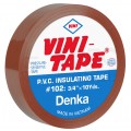 Taśma izolacyjna PVC 19mm x 10m Denka VINI-TAPE brązowa