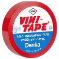 Taśma izolacyjna PVC 19mm x 10m Denka VINI-TAPE czerwona