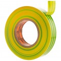 Taśma izolacyjna PVC Premium 19mm x 20m Repero 701 Super żółto-zielona