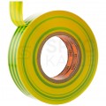 Taśma izolacyjna PVC Premium 19mm x 20m Repero 701 Super żółto-zielona
