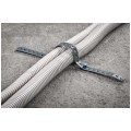 Taśma montażowa stalowa perforowana powlekana 14mm x 10m ocynkowana do betonu i profili stalowych Rawlplug