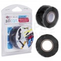Taśma silikonowa uszczelniająca samowulkanizacyjna 25mm x 3m czarna Repero 747 Silican