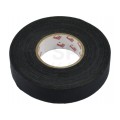 Taśma tkaninowa parciana 19mm x 25m SCAPA 3370 czarna