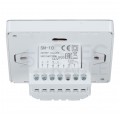 Termostat podłogowy regulator temperatury bezprzewodowy z wyświetlaczem LCD IP20 SN-10 biały GRAND MEYER
