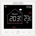 Termostat podłogowy regulator temperatury bezprzewodowy z wyświetlaczem LCD IP20 SN-10 biały GRAND MEYER