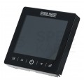 Termostat podłogowy regulator temperatury bezprzewodowy z wyświetlaczem LCD IP20 SN-20 czarny GRAND MEYER