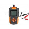 Tester akumulatorów samochodowych cyfrowy 12/24V LCD FOXSUR FBT200
