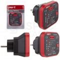 Tester gniazd zasilających 230V 2P+Z i wyłączników RCD UNI-T UT07B-EU