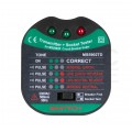 Tester gniazd zasilających 230V 2P+Z i zabezpieczeń MASTECH MS5902RTD
