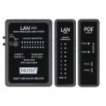 Tester kabli sieciowych LAN RJ45 PoE + BNC z diodami LED DIGITUS