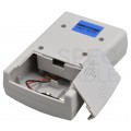 Tester kabli sieciowych LAN RJ45 + RJ12 / RJ11 z diodami LED czarny