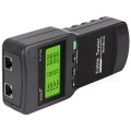 Tester kabli sieciowych LAN RJ45 z wyświetlaczem LCD w zestawie z 8 terminatorami NOYAFA NF-8108M