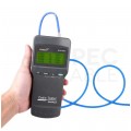 Tester kabli sieciowych LAN RJ45 z wyświetlaczem LCD w zestawie z 8 terminatorami NOYAFA NF-8108M