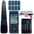 Tester kabli sieciowych RJ45 PREMIUM z pomiarem PoE, mocy optycznej długości przewodu + 8 terminatorów FORSCHER FS8107-8T
