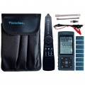 Tester kabli sieciowych RJ45 PREMIUM z pomiarem PoE, mocy optycznej długości przewodu + 8 terminatorów FORSCHER FS8107-8T