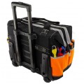 Torba monterska narzędziowa na kółkach ze wzmocnieniem i telekopowym uchwytem 6+11 kieszeni NEO 84-302