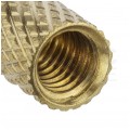 Tuleja mosiężna rozporowa M8 10x31 mm Kotwa wbijana do betonu KLIMAS 50szt