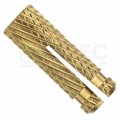 Tuleja mosiężna rozporowa M8 10x31 mm Kotwa wbijana do betonu KLIMAS 50szt
