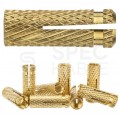 Tuleja mosiężna rozporowa M8 10x31 mm Kotwa wbijana do betonu KLIMAS 50szt