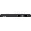 UBIQUITI Edge Switch 19" RACK 16x port RJ45 PoE+ (Gigabit Ethernet) 2x port SFP (1Gb/s) przełącznik zarządzalny