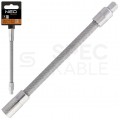 Uchwyt elastyczny Przedłużka 140mm do bitów HEX 1/4" NEO 08-557