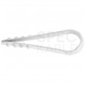 Uchwyt kablowy CMS 20-40mm do kabli i przewodów bezhalogenowa szary F-TRONIC 100szt
