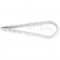 Uchwyt kablowy CMS 6-20mm do kabli i przewodów bezhalogenowa szary F-TRONIC 200szt