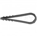 Uchwyt kablowy CMS UV 20-40mm do kabli i przewodów bezhalogenowa czarny F-TRONIC 100szt