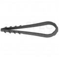 Uchwyt kablowy CMS UV 3-13mm do kabli i przewodów bezhalogenowa czarny F-TRONIC 200szt