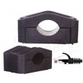 Uchwyt kablowy UKR2 45-70mm pojedynczy czarny SIMET do kabli i rur