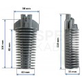 Uchwyt odciągowy dla kabli samonośnych okrągłych (3-7mm) 3kN z linką uchwytu 240mm fi:2,5mm TELCOLINE