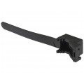 Uchwyt paskowy UP-22 czarny UV opaska fi:9-22mm do kabli i rur instalacyjnych RLm 100szt.