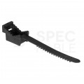 Uchwyt paskowy UP-22 czarny UV opaska fi:9-22mm do kabli i rur instalacyjnych RLm 100szt. PAWBOL